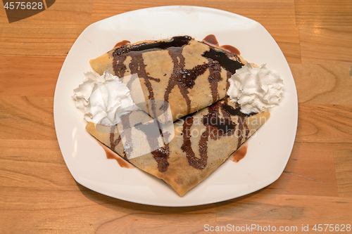 Image of Sweet Chocolate Crepes