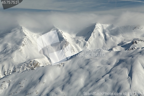 Image of Mountains covered with snow