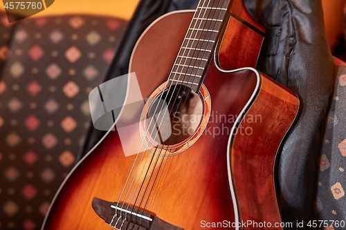 Image of Acoustic Guitar Detail