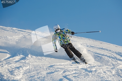 Image of Skiing in fresh powder snow