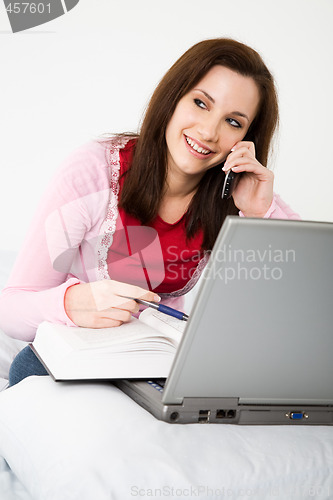 Image of Caucasian female student 