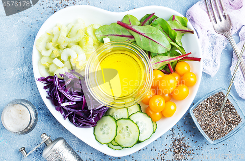 Image of ingredients for salad