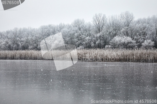 Image of Skating on a lake