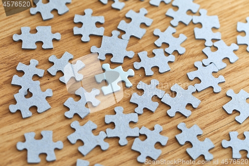 Image of Jigsaw puzzle pieces separately