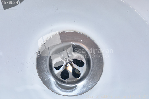 Image of Bathroom sink drain