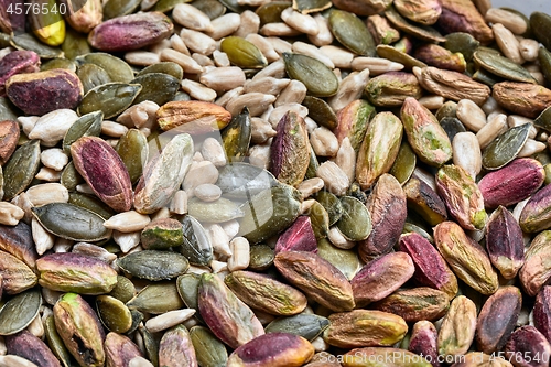 Image of Nuts and seed in boxes