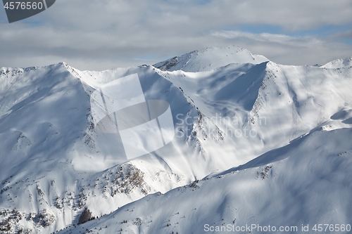 Image of Mountains covered with snow