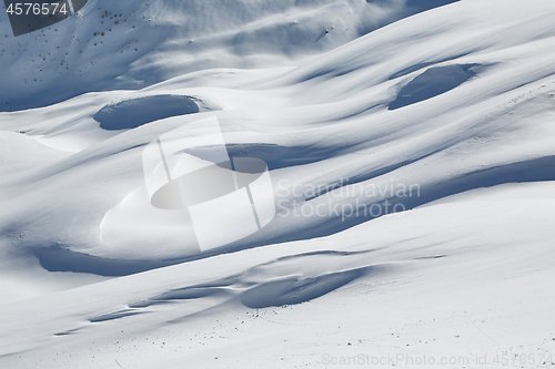 Image of Mountains snow landsape in the ALps