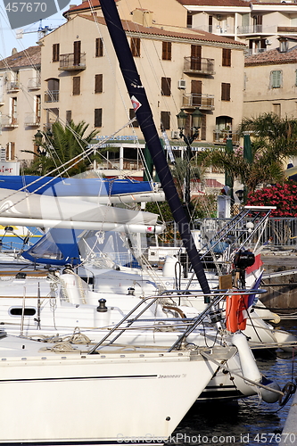 Image of view of Calvi port marina corsica