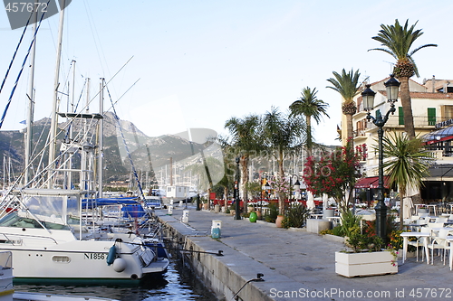 Image of view of Calvi port marina corsica