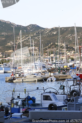 Image of view of Calvi port marina corsica