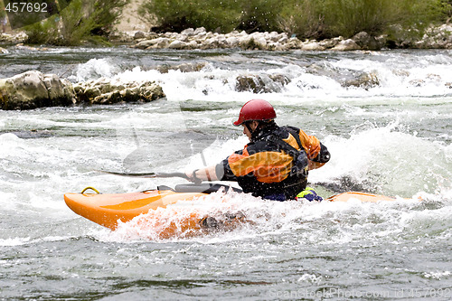 Image of whitewater kayaking