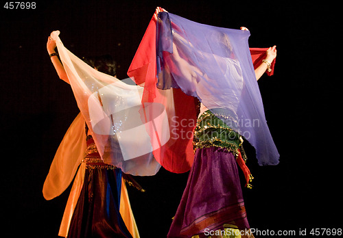 Image of abstract images of tradtional Dancers