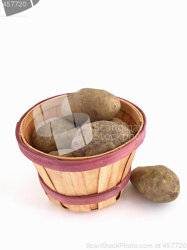 Image of Potatoes in a Basket