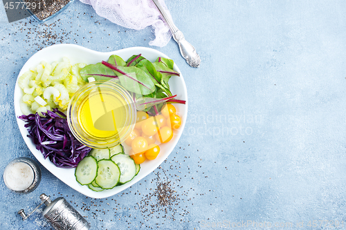 Image of ingredients for salad