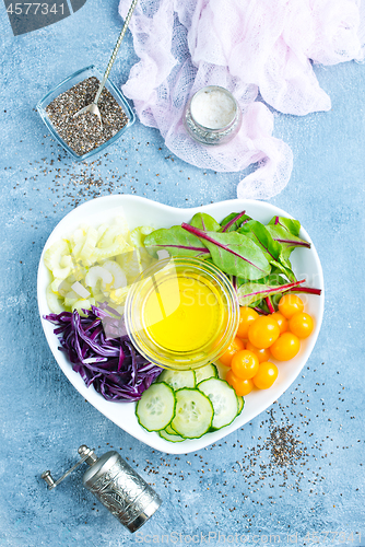 Image of ingredients for salad