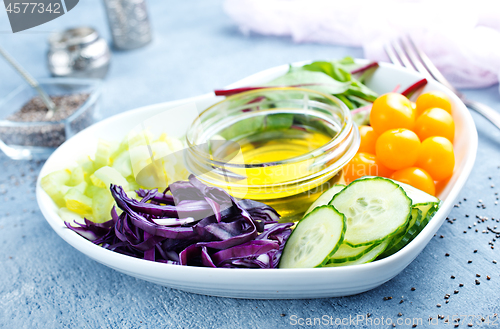 Image of ingredients for salad