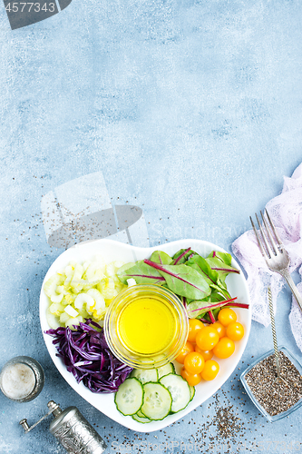 Image of ingredients for salad