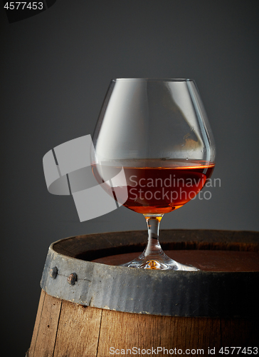 Image of glass of cognac