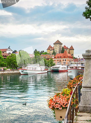 Image of View of the old town of Annecy - France