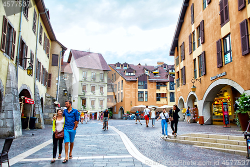 Image of View of the old town of Annecy - France