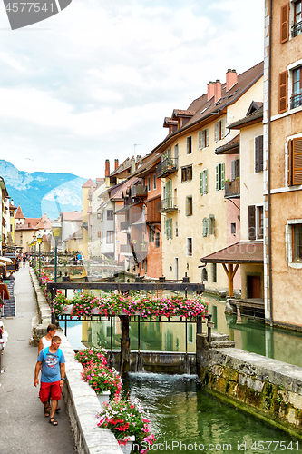 Image of View of the old town of Annecy - France