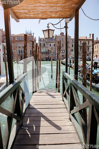 Image of Venice canal scene in Italy