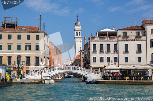 Image of Venice canal scene in Italy