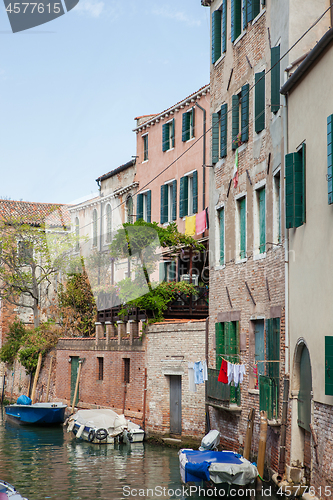 Image of Venice canal scene in Italy