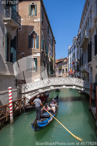 Image of Venice canal scene in Italy