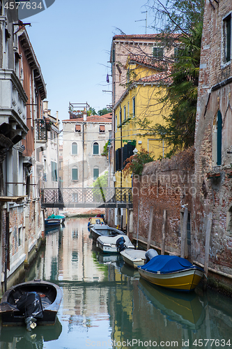 Image of Venice canal scene in Italy