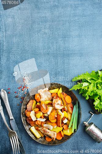 Image of potato with meat