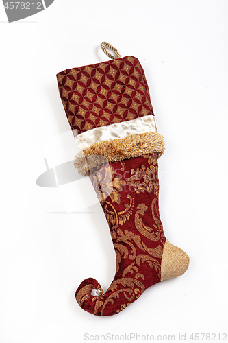 Image of Christmas Embroidered Sock