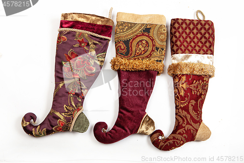 Image of Christmas Embroidered Socks