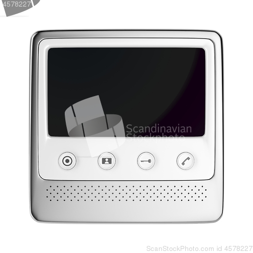 Image of Video intercom isolated on white