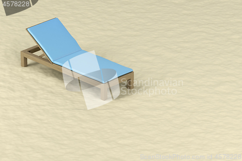 Image of Sun lounger on the beach