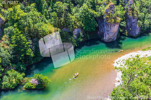 Image of The valley of the Tarn river, french canyon