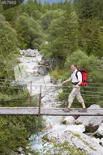 Image of Hiker with rucksack