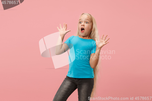 Image of Portrait of the scared girl