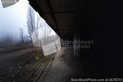 Image of Corridor at an abandoned city