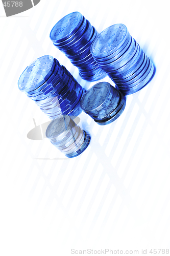 Image of Blue Coins