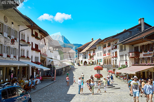 Image of Street view of Old Town Gruyere