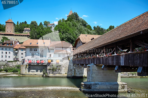 Image of Panoramic view of Fribourg, Switzerland