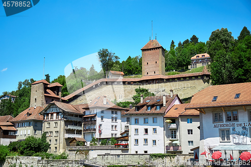 Image of Panoramic view of Fribourg, Switzerland