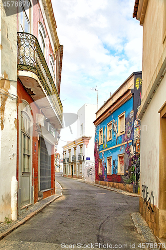 Image of Street view of Faro, Portugal