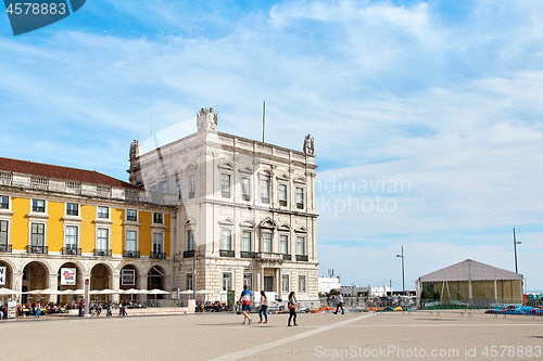 Image of Famous Praca do Comercio (Commerce Square), Portugal