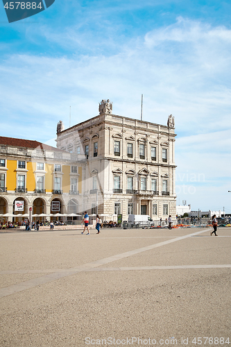 Image of Famous Praca do Comercio (Commerce Square), Portugal