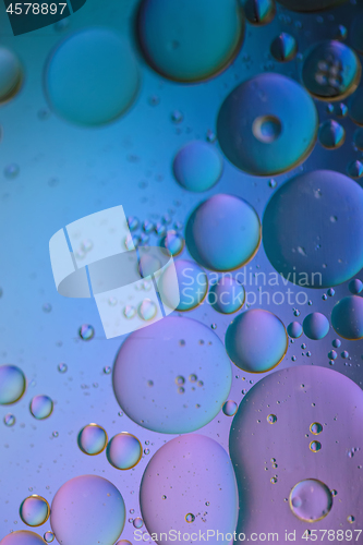 Image of Multicolored abstract background picture made with oil, water and soap