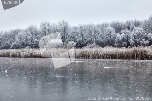 Image of Skating on a lake