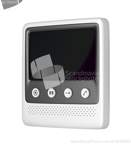 Image of Video intercom on white
